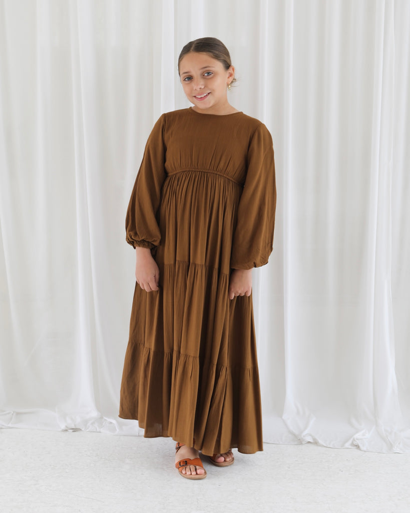 Zahra Dress Clay - SOFINAS