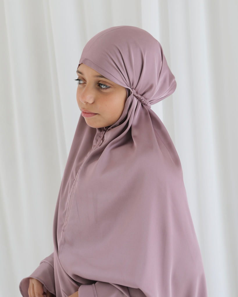 Girls Silk Prayer Set Vintage Lilac - SOFINAS