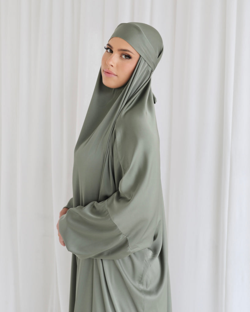 Silk Prayer Wear - Sage - SOFINAS