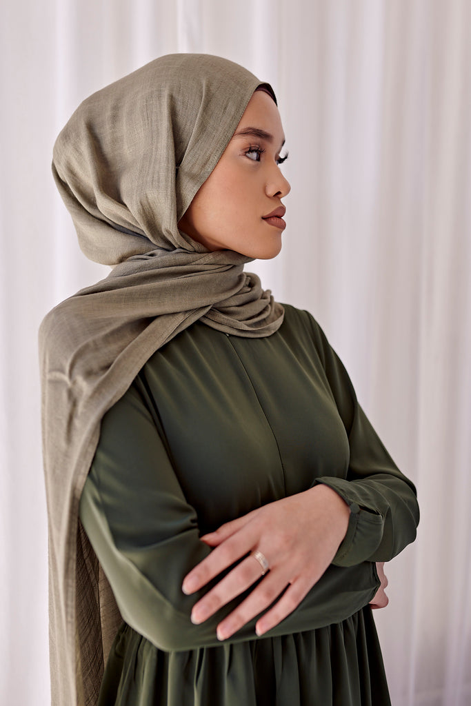 Regular Modal Slub Scarves Undercap Set - SOFINAS