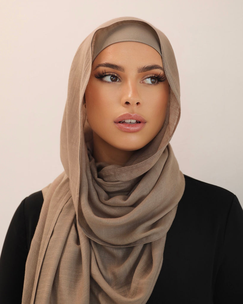 Regular Modal Slub Scarves Undercap Set - SOFINAS