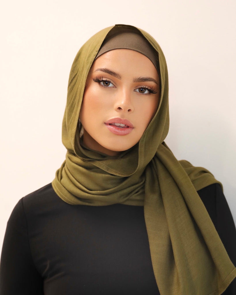 Regular Modal Slub Scarves Undercap Set - SOFINAS
