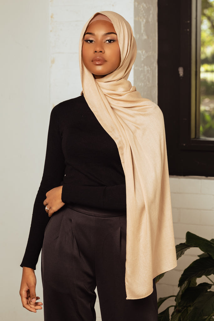 Sand Rose Demure Headscarf - SOFINAS