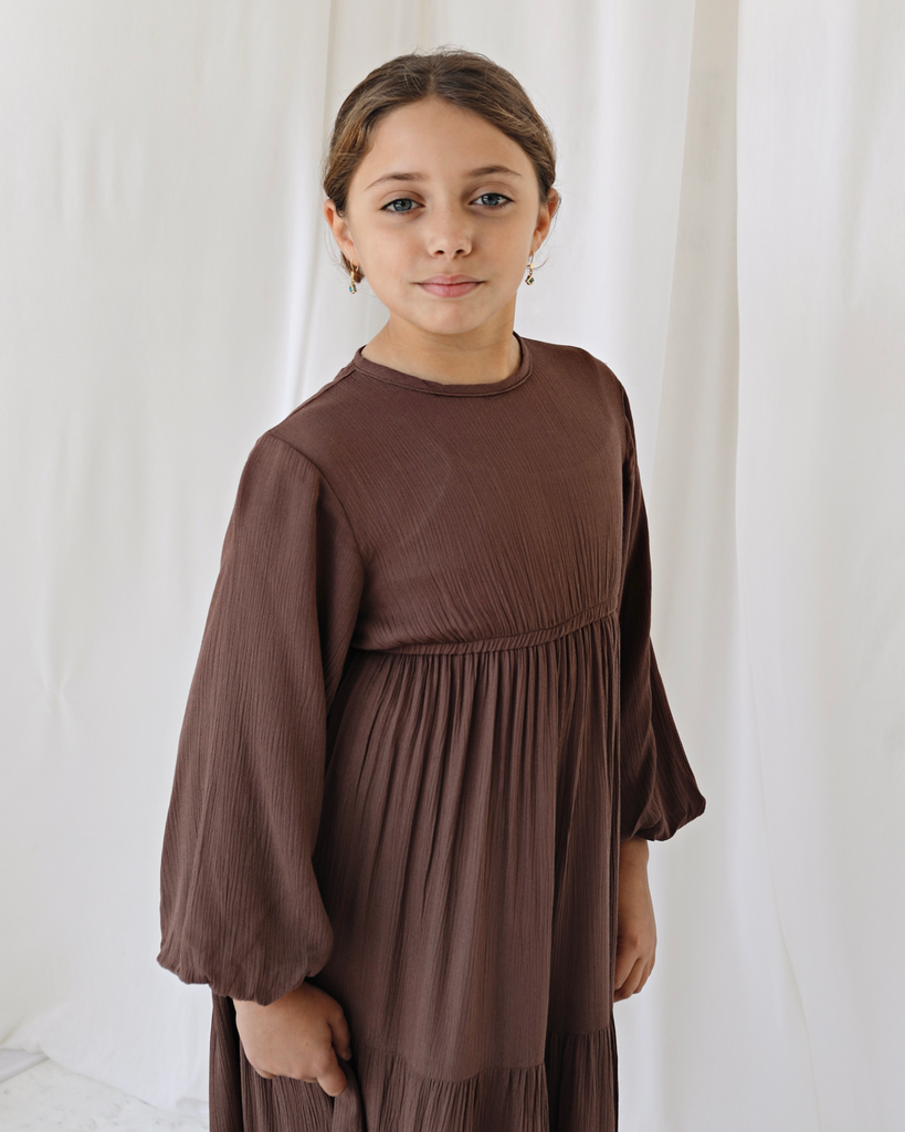 Zahra Dress Chocolate - SOFINAS