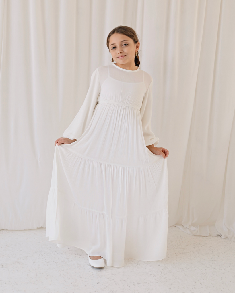 Zahra Dress White