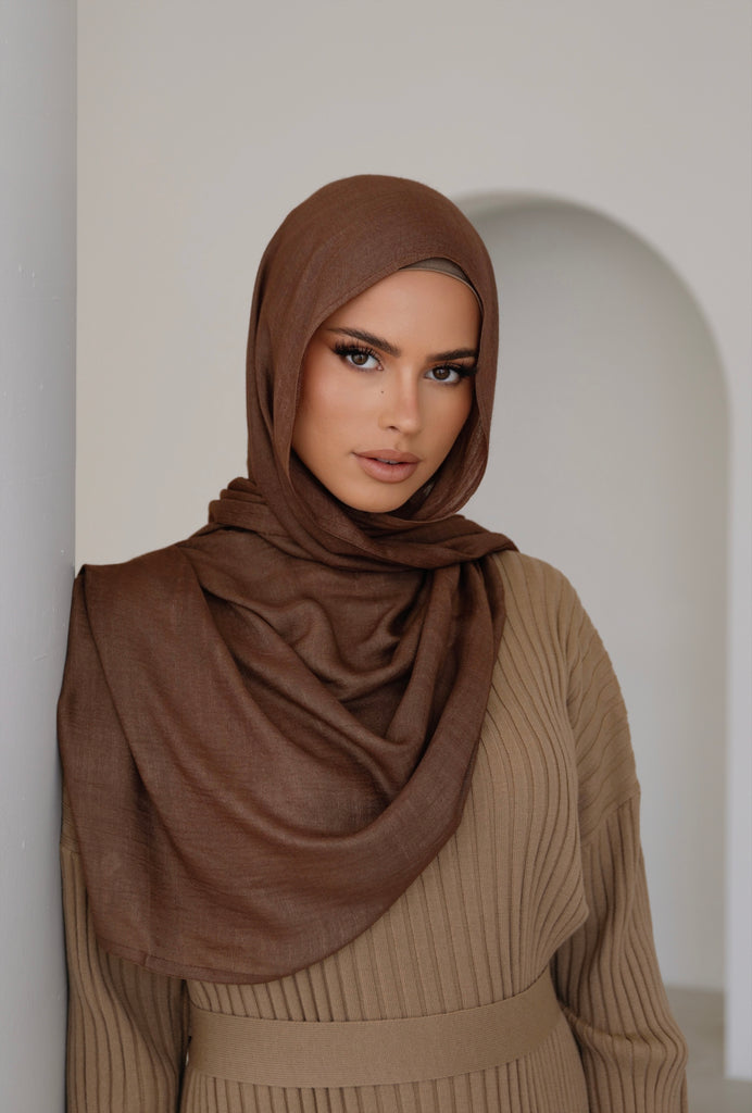Regular Modal Slub Scarves Undercap Set - SOFINAS