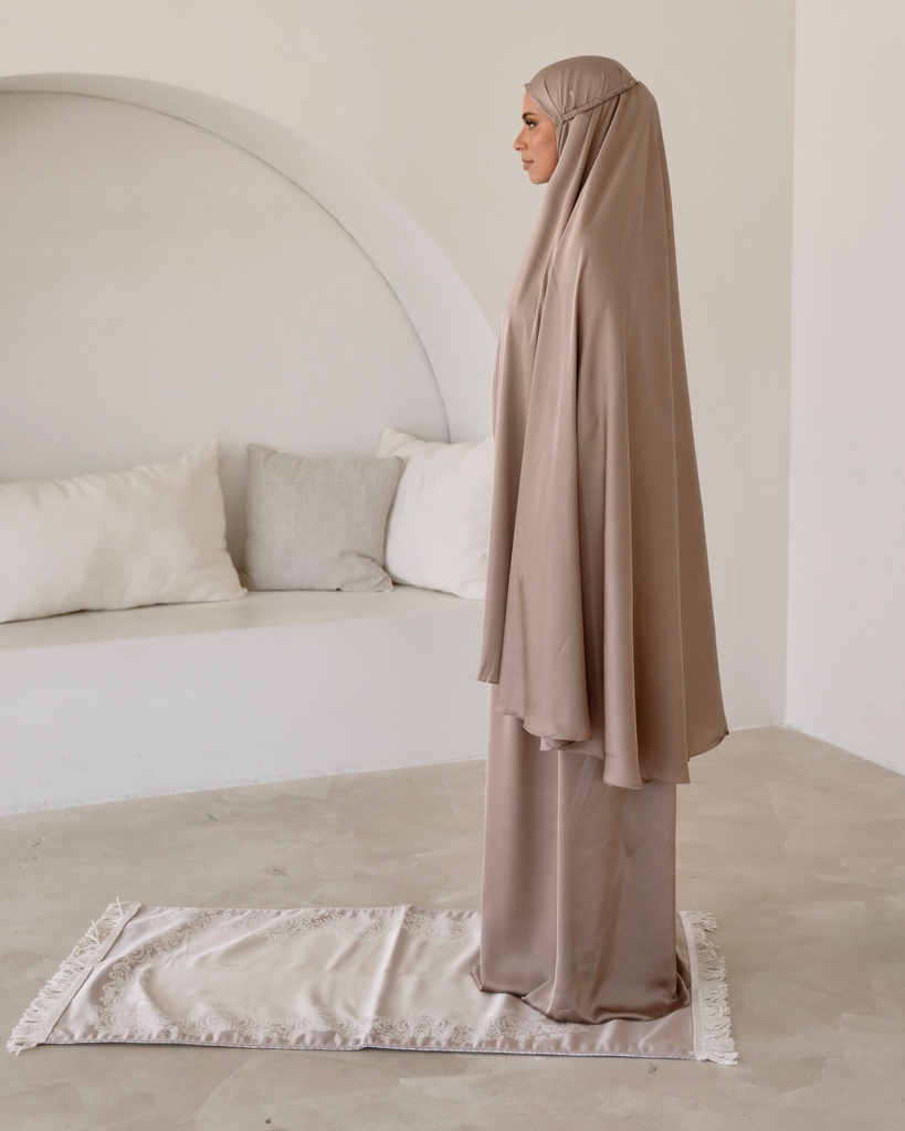 Silk Prayer Set Mink - SOFINAS