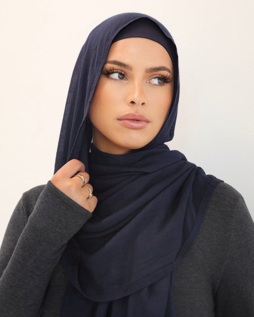 Regular Modal Slub Scarves Undercap Set - SOFINAS