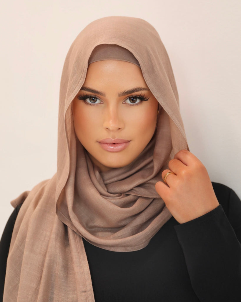 Regular Modal Slub Scarves Undercap Set - SOFINAS