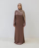 SIGNATURE SILK DRESS - BLACK - SOFINAS
