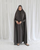 Maxi Full Length Jilbab - Charcoal - SOFINAS