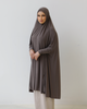 Regular Length Sleeved Jilbab - Taupe