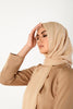 Pure Organic Silk Georgette - Sand - SOFINAS