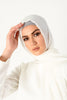Pure Organic Silk Textured Headscarf - Ivory - SOFINAS