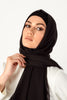 Pure Organic Silk Georgette - Black - SOFINAS
