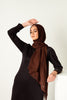 Pure Organic Silk Georgette - Nutmeg - SOFINAS