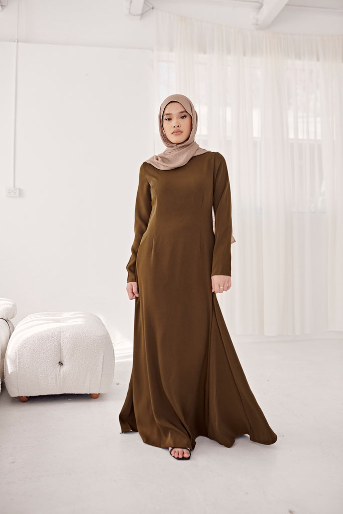 Premium Slim Line Abaya in Serpentine - SOFINAS