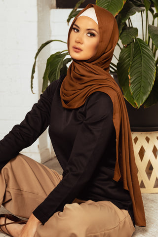 Stone Premium Demure Modal Headscarf