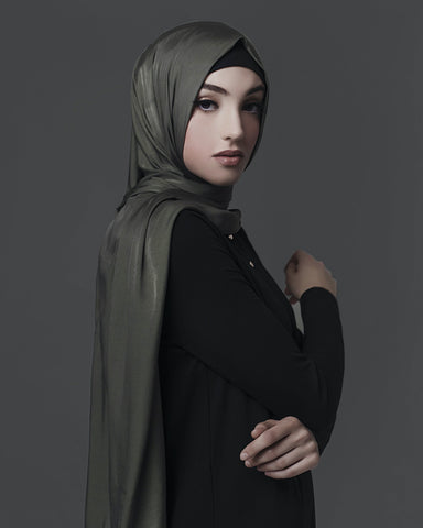 Ash Non-Sheer Georgette Headscarf