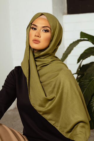 Riffle Green Demure Headscarf