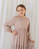 Zahra Dress Tan - SOFINAS