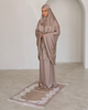 Silk Prayer Set Mink - SOFINAS