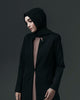 Jet Black Soft-Touch Crepe Headscarf - SOFINAS