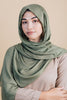 Riffle Green Demure Headscarf - SOFINAS