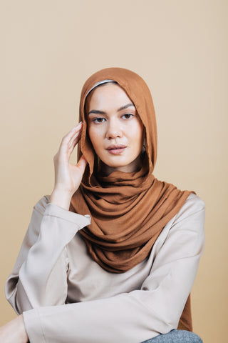 Stone Premium Demure Modal Headscarf