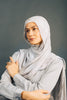 Mirage Grey Demure Headscarf - SOFINAS