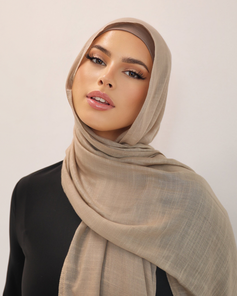 Petite Modal Slub Scarves Undercap Set - SOFINAS