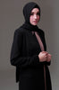 Jet Black Soft-Touch Crepe Headscarf - SOFINAS